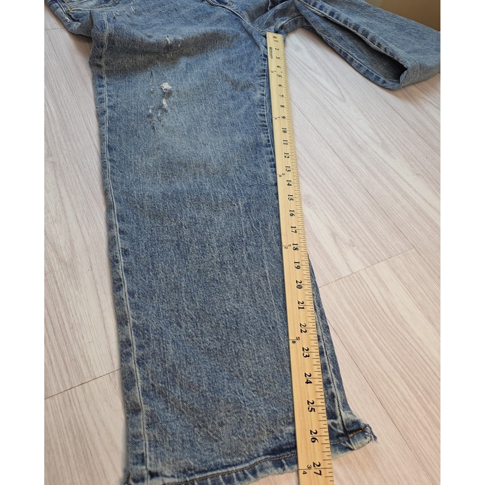 Pilcro Letterpress Anthropologie Women's Size 31 Distressed Denim Jeans Grunge - Picture 15 of 16